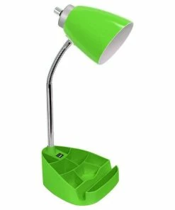 Brand new 👏 Alltherages Limelights Gooseneck Organizer Desk Lamp, Ipad Tablet Stand Book Holder, Green 🌟