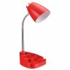 Best deal 💯 All The Rages Inc. Limelights Gooseneck Organizer Desk Lamp With Red Finish LD1002-RED 👏