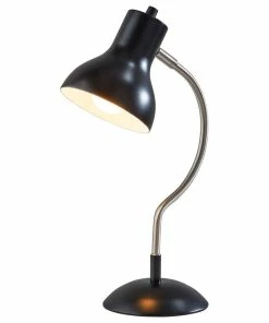 New ✔️ Adesso Elmhurt 1 Light Desk Lamp, Black 🧨