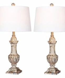 Deals ๐ Fangio Lighting Urn Resin Table Lamps, Antique Ivory, 29.5" ๐