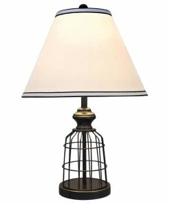 Cheap 😀 Aspen Creative Corporation 40140-02, Set Of 2 Set, 22" High Metal Wire Table Lamp, Matte Black Finish 🛒 -Adesso Sales Store 06b180510bd0e18d 2713 w800 h800 b1 p0