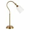 Cheap 😀 Henn&Hart 7" Brushed Brass Metal/Fabric Table Lamp 🎁 -Adesso Sales Store 0bb14906001e6677 2323 w800 h800 b1 p0