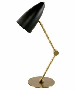 Best Sale ⭐ Nuevo Phillipe 1-Light Table Light, Matte Black/Matte Antique Brass 🤩 -Adesso Sales Store 0c317de202d661d9 5707 w800 h800 b1 p0
