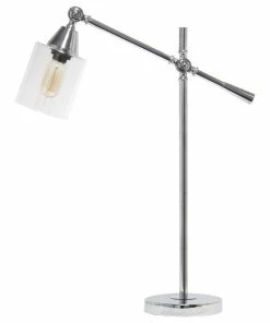 Best Pirce 😍 All The Rages Inc. Elegant Designs Living Room And Office Tilting Arm Desk Lamp, Chrome 🛒