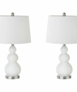 Discount ๐ Olliix 510 Design Covey Table Lamp Set Of 2 White ๐คฉ