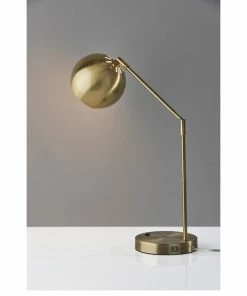 Coupon 😉 Adesso Ashbury 1 Light Desk Lamp, Antique Brass 🔥 -Adesso Sales Store 16f12ff801783a37 3516 w800 h800 b1 p0