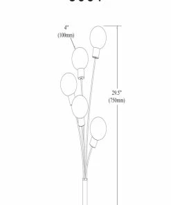 Cheapest 😀 Dainolite Ltd. 5-Light Incandescent Table Lamp With White Glass, Satin Chrome 🌟 -Adesso Sales Store 18e16f66014a4134 5703 w800 h800 b0 p0