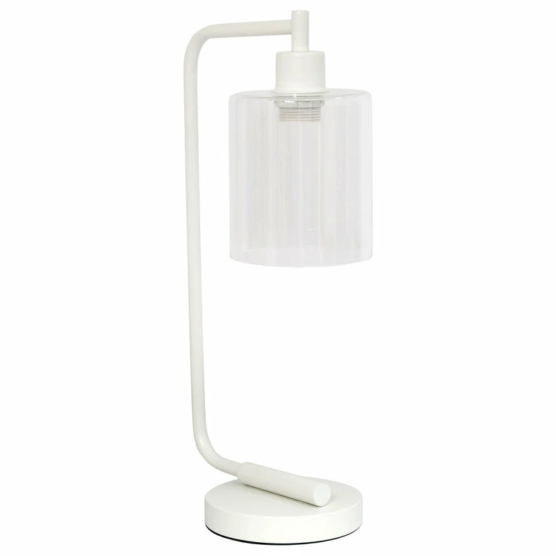 Budget ๐ All The Rages Inc. Lalia Home Modern Iron Desk Lamp With Glass Shade, White โค๏ธ 9 Budget ๐ All The Rages Inc. Lalia Home Modern Iron Desk Lamp With Glass Shade, White โค๏ธ - Image 7