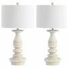 Coupon 🎉 EFurnish Set Of 2 Table Lamp, Curved Body With White Cotton Shade, White Wash 🥰 -Adesso Sales Store 1f01555401f60830 4390 w800 h800 b1 p0