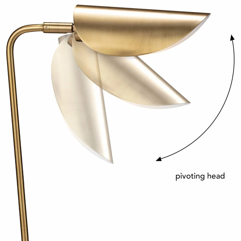 Top 10 ✔️ Globe Electric Novogratz X Globe Damian 16" Matte Brass Desk Lamp With Pivoting Head ❤️ 8 Top 10 ✔️ Globe Electric Novogratz X Globe Damian 16" Matte Brass Desk Lamp With Pivoting Head ❤️ - Image 6