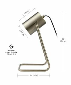 Cheapest 👍 Globe Electric Sahara 14" Matte Brass Swing Shade Desk Lamp ✨ -Adesso Sales Store 21c1646d018ee998 2136 w800 h800 b1 p0