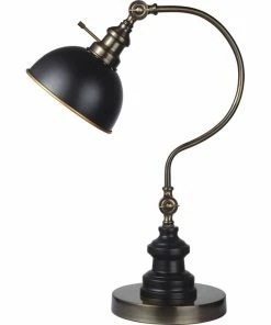 Promo ๐งจ SINTECHNO S-31180T-AB Modern Goose Neck Adjustable Table Lamp ๐