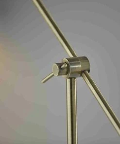 Best deal ⌛ HomeRoots 8"x36.5"x31.75" Black Metal Adjustable Desk Lamp 😍 -Adesso Sales Store 222198590ec40aa7 7331 w800 h800 b0 p0