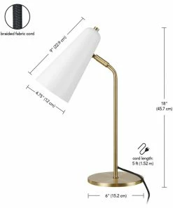 Brand new โญ Globe Electric Aemilia 18" Matte Brass Desk Lamp With Matte White Shade ๐ 16 Brand new โญ Globe Electric Aemilia 18" Matte Brass Desk Lamp With Matte White Shade ๐ -Adesso Sales Store 2251cc60026abca6 0561 w800 h800 b1 p0