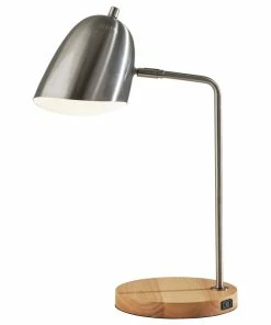 Flash Sale ๐ Adesso Jude 1 Light Desk Lamp, Brushed Steel โ