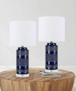 Cheapest ๐ LumiSource 21" Navy Ceramic Table Lamp With Cylindrical Base & White Linen Shade, Set Of 2 ๐ 9 Cheapest ๐ LumiSource 21" Navy Ceramic Table Lamp With Cylindrical Base & White Linen Shade, Set Of 2 ๐ -Adesso Sales Store 27b18c83027d0dab 9818 w800 h800 b0 p0
