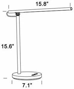 Budget ๐ Sunbesta Luxurious Hudson LED Desk Table Study Lamp For Living Room - 17.3", White ๐ 8 Budget ๐ Sunbesta Luxurious Hudson LED Desk Table Study Lamp For Living Room - 17.3", White ๐ -Adesso Sales Store 2861ba0c0151c0e7 1977 w800 h800 b1 p0