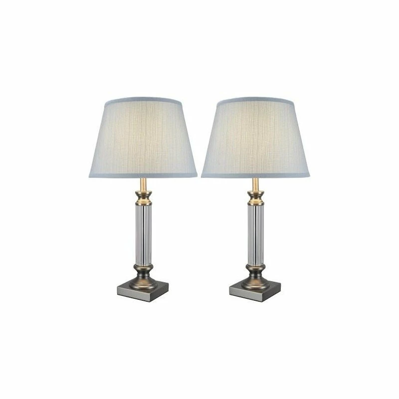 Buy ๐ Aspen Creative Corporation 40033-1, Two Pack Set � 23 1/2" High Contemporary Table Lamp, Pewter Finish ๐ฅ 4 Buy ๐ Aspen Creative Corporation 40033-1, Two Pack Set � 23 1/2" High Contemporary Table Lamp, Pewter Finish ๐ฅ - Image 2