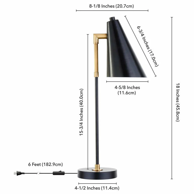 Buy ๐ฅฐ Hudson&Canal Leonard 18 Tall Two-Tone Mini Lamp With Metal Shade In Matte... ๐ 7 Buy ๐ฅฐ Hudson&Canal Leonard 18 Tall Two-Tone Mini Lamp With Metal Shade In Matte... ๐ - Image 5