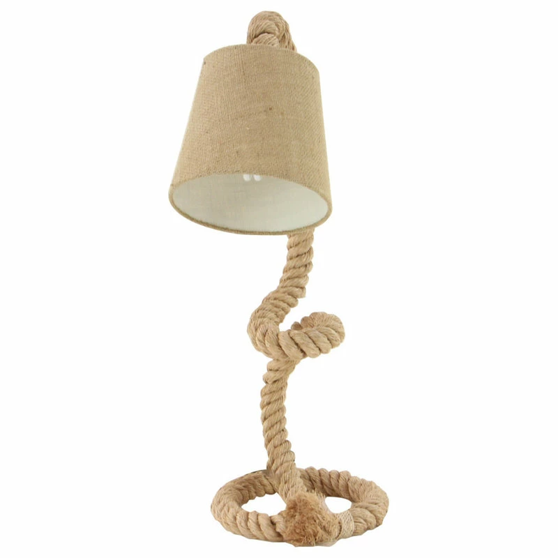 New ๐ Brimfield & May Brown Rope And Metal Rustic Desk Lamp, 32" X 11" X 14" 67701 ๐ฅ 6 New ๐ Brimfield & May Brown Rope And Metal Rustic Desk Lamp, 32" X 11" X 14" 67701 ๐ฅ - Image 4