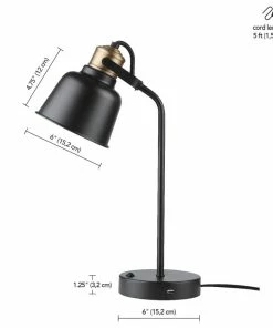 Best Sale 🛒 Globe Electric Dakota 18" Matte Black Desk Lamp With USB Port 👏 20 Best Sale 🛒 Globe Electric Dakota 18" Matte Black Desk Lamp With USB Port 👏 -Adesso Sales Store 2fa1c8bc026abc74 0451 w800 h800 b1 p0