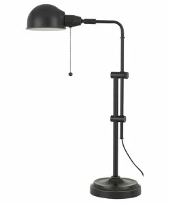 Outlet 🛒 Cal Lighting 60W Corby Pharmacy Desk Lamp With Pull Chain Switch BO-2441DK-ORB 🌟