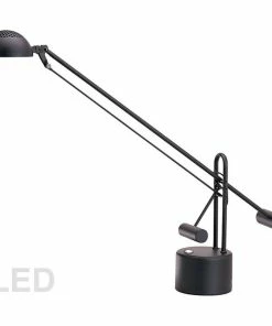 Wholesale โจ Dainolite Ltd. Dainolite DLED-102-BK 28" 5W 1 LED Desk Lamp ๐