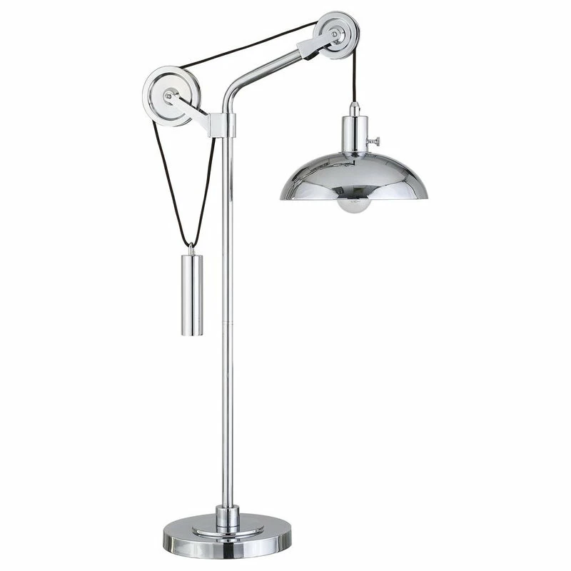 Outlet ๐ Hudson&Canal Neo 33.5 Tall Solid Wheel Pulley System Table Lamp With Metal Shade In... โญ 3 Outlet ๐ Hudson&Canal Neo 33.5 Tall Solid Wheel Pulley System Table Lamp With Metal Shade In... โญ