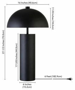 Outlet 🤩 Hudson&Canal York 27 Tall Table Lamp With Metal Shade In Blackened Bronze/Blackened Bronze 😍 -Adesso Sales Store 3d9178ce03aaf081 2088 w800 h800 b1 p0