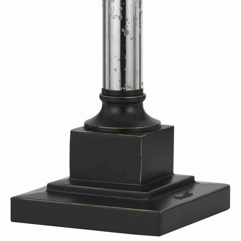 Hot Sale ๐ Benjara 60 Watt Metal Body Table Lamp With Dome Glass Shade Black And Silver- Saltoro ๐งจ 4 Hot Sale ๐ Benjara 60 Watt Metal Body Table Lamp With Dome Glass Shade Black And Silver- Saltoro ๐งจ - Image 2