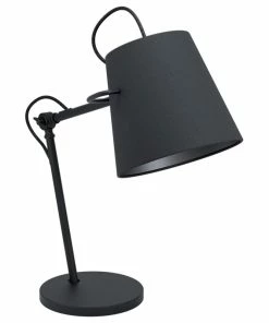 Best Pirce ๐ EGLO USA Granadillos Desk Lamp, Black Finish, Black Fabric Shade ๐