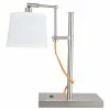 Promo ✨ Aspen Creative Corporation 40157-11, 15" Metal Task Lamp, Brushed Nickel 🛒 -Adesso Sales Store 49119f920c646872 2682 w800 h800 b1 p0