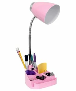 Promo 😀 All The Rages Inc. Limelights Gooseneck Organizer Desk Lamp With With Pink Finish LD1002-PNK ⭐ -Adesso Sales Store 4ef153c100a7fd04 4646 w800 h800 b1 p0