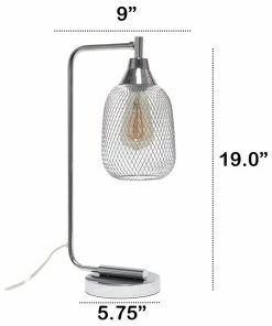 Best Sale ✨ All The Rages Inc. Lalia Home Industrial Mesh Desk Lamp With Chrome Finish LHD-2000-CH 🎁 -Adesso Sales Store 4f81d6f500a7fc9d 4485 w800 h800 b1 p0