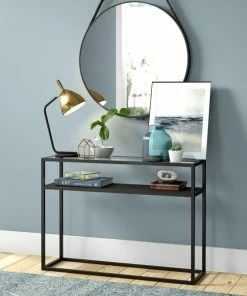 Brand new ⭐ Hudson&Canal Yossi 23.62 Tall Table Lamp With Metal Shade In Blackened Bronze/Blackened... 👏 -Adesso Sales Store 52014bbb038f47bb 7686 w800 h800 b0 p0