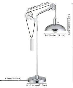 Outlet ๐ Hudson&Canal Neo 33.5 Tall Solid Wheel Pulley System Table Lamp With Metal Shade In... โญ 9 Outlet ๐ Hudson&Canal Neo 33.5 Tall Solid Wheel Pulley System Table Lamp With Metal Shade In... โญ -Adesso Sales Store 59c1bf2103a58f56 2940 w800 h800 b1 p0