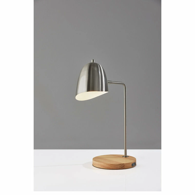 Flash Sale ๐ Adesso Jude 1 Light Desk Lamp, Brushed Steel โ 5 Flash Sale ๐ Adesso Jude 1 Light Desk Lamp, Brushed Steel โ - Image 3