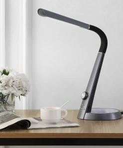 Budget 🎉 JONATHAN Y Milton 19" Aluminum Adjustable Head Dimmable USB Charging LED Task Lamp, Black 👍 -Adesso Sales Store 5ba15c26000f220e 4926 w800 h800 b0 p0