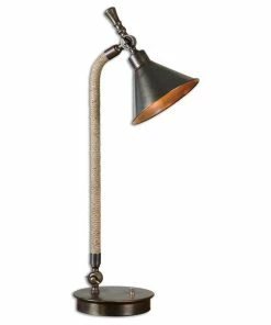Best deal 👍 Uttermost Retro Industrial Bronze Desk Task Lamp 🔥