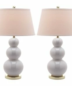 Buy โญ Safavieh Three Gourd Table Lamp (Set Of 2) - White ๐