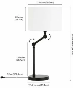 Wholesale ๐ Hudson&Canal Lucas Height-Adjustable Table Lamp With Fabric Shade In Blackened Bronze/White ๐ 10 Wholesale ๐ Hudson&Canal Lucas Height-Adjustable Table Lamp With Fabric Shade In Blackened Bronze/White ๐ -Adesso Sales Store 5e315622038df2c7 7775 w800 h800 b1 p0