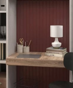 Buy 🎁 Hudson&Canal Calvin 13.5 Tall Mini Lamp With Fabric Shade In Matte White/White 🔥 -Adesso Sales Store 61210a1503a58f50 2489 w800 h800 b0 p0