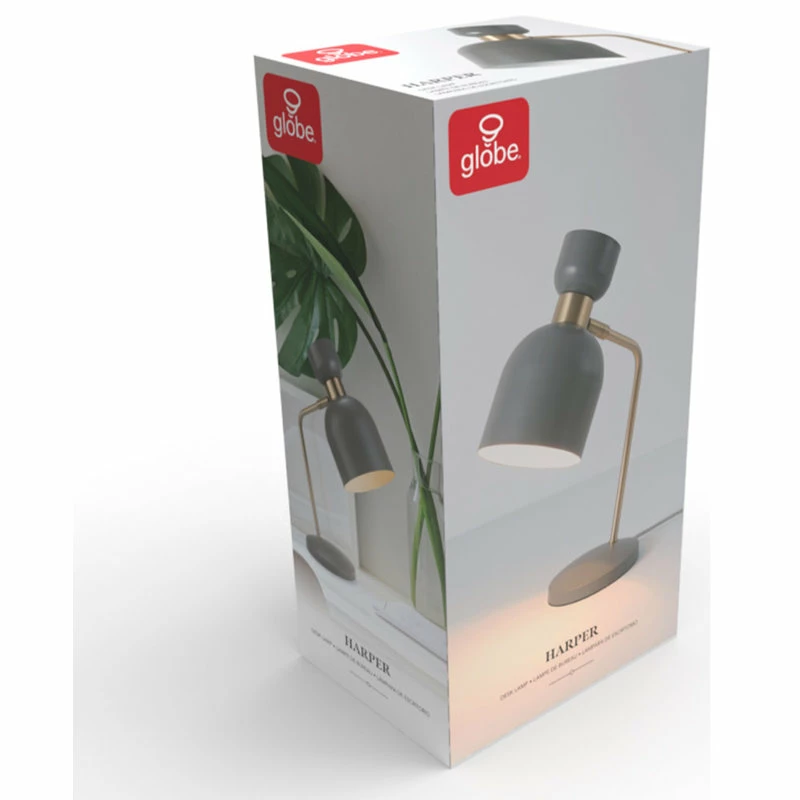 New ๐ฅฐ Globe Electric 16" Gray Desk Lamp With Arm And Pivot Joint ๐ 12 New ๐ฅฐ Globe Electric 16" Gray Desk Lamp With Arm And Pivot Joint ๐ - Image 10