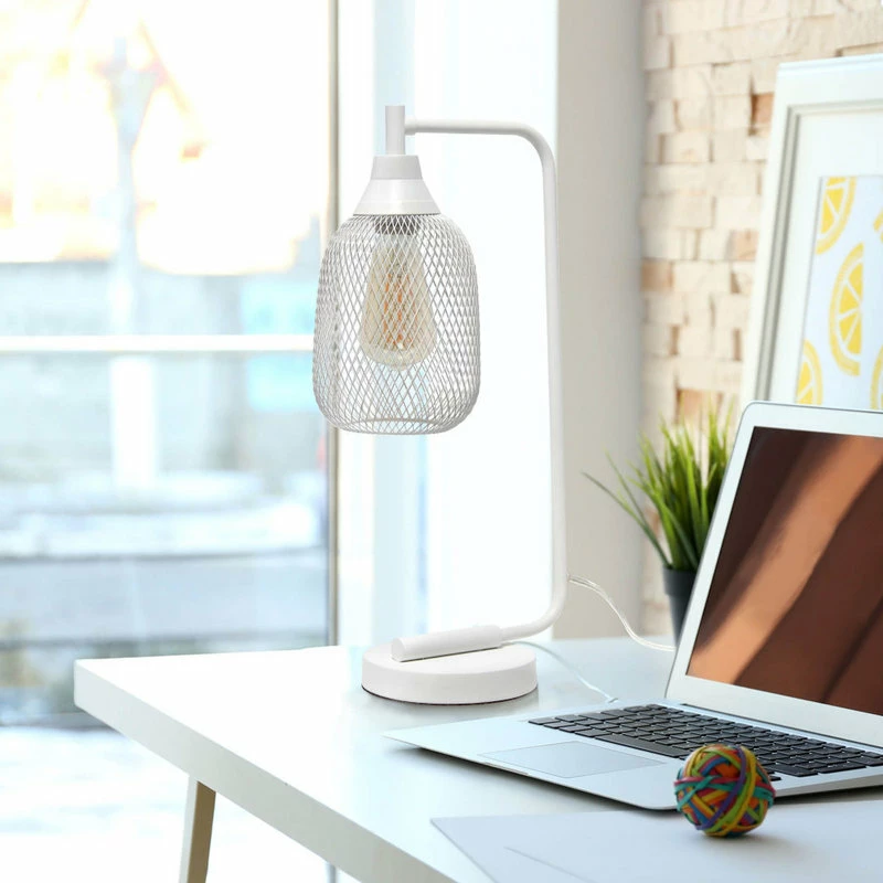 Best Pirce โ All The Rages Inc. Contemporary Home Office Metal Mesh Wire Shade Desk Lamp In Matte White Finish ๐คฉ 12 Best Pirce โ All The Rages Inc. Contemporary Home Office Metal Mesh Wire Shade Desk Lamp In Matte White Finish ๐คฉ - Image 10