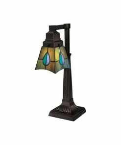 Cheap 🧨 Meyda Lighting 19.5H Mackintosh Leaf Desk Lamp ⌛