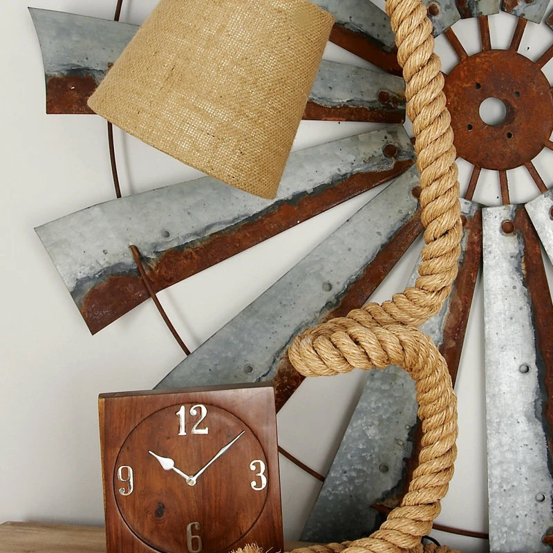 New ๐ Brimfield & May Brown Rope And Metal Rustic Desk Lamp, 32" X 11" X 14" 67701 ๐ฅ 5 New ๐ Brimfield & May Brown Rope And Metal Rustic Desk Lamp, 32" X 11" X 14" 67701 ๐ฅ - Image 3