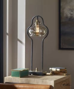 Cheap 🌟 Uttermost Cotulla Aged Black Desk Lamp, Black ❤️ -Adesso Sales Store 6c6125a20160e2a6 0779 w800 h800 b0 p0