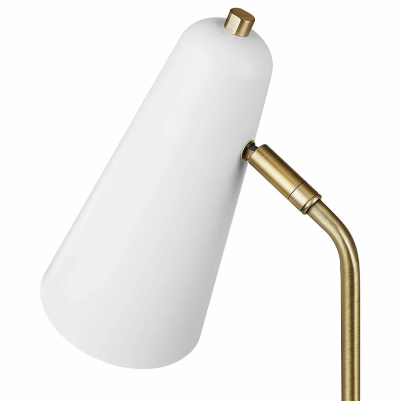 Brand new โญ Globe Electric Aemilia 18" Matte Brass Desk Lamp With Matte White Shade ๐ 8 Brand new โญ Globe Electric Aemilia 18" Matte Brass Desk Lamp With Matte White Shade ๐ - Image 6