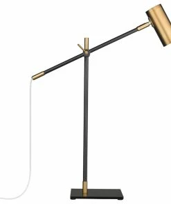 Coupon 😀 Z-LITE 814TL-MB-OBR 1 Light Table Lamp, Matte Black, Olde Brass 🔔 -Adesso Sales Store 6fb1922001f9ae5f 2509 w800 h800 b1 p0