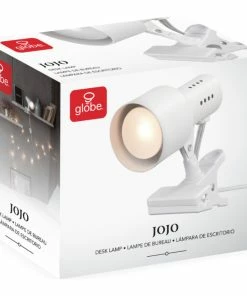 Top 10 😀 Globe Electric Jojo 5.5" Clip-Arm Desk Lamp, Matte White, In-Line On/Off Switch, Bulb Included 😉 -Adesso Sales Store 72c146b00fd148bf 6722 w800 h800 b1 p0